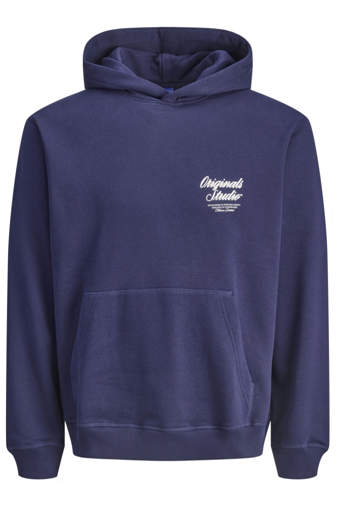 JORNORREBRO TYPO BACK SWEAT HOOD SN 12283054 Ocean Cavern